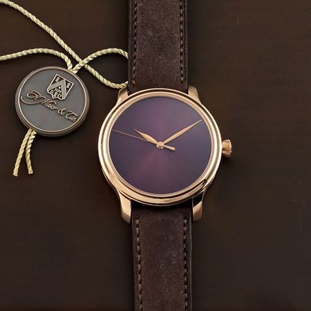 Pre-owned H. Moser & Cie. LIMITED Endeavour Centre Seconds Concept 40.8mm 1343-0112