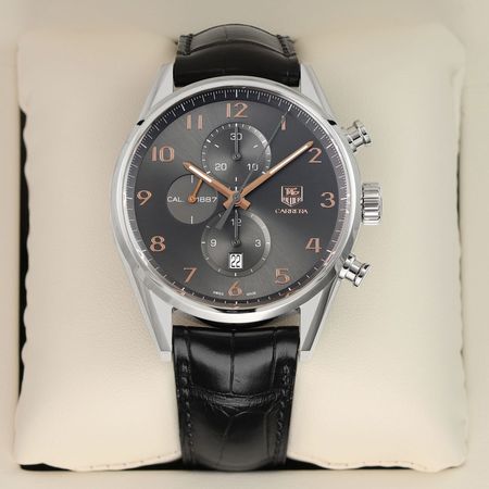Pre-owned Tag Heuer Carrera Calibre 1887 Automatic Chronograph 43mm CAR2013.FC6313