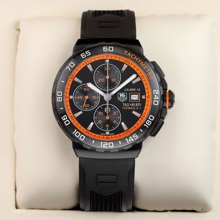 Pre-owned Tag Heuer Formula 1 Automatic Chronograph 44mm CAU2012.FT6038
