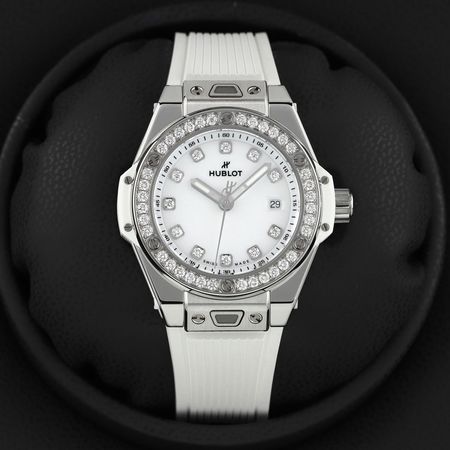 Pre-owned Hublot Big Bang One Click 33mm 485.SE.2210.RW.1204