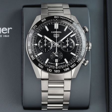 Pre-owned Tag Heuer Carrera Chronograph 44mm CBN2A1B.BA0643