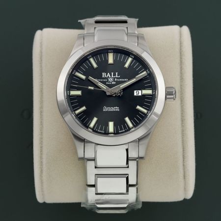 Pre-owned Ball Watch Engineer M Marvelight 43mm NM2128C-S1C-BK
