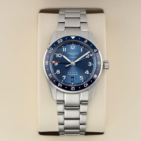 Pre-owned Longines Spirit Zulu Time 39mm L3.802.4.93.6