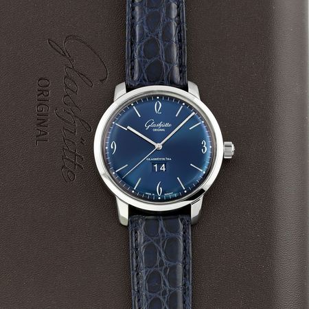 Pre-owned Glashutte Original Senator Sixties Panorama Date 42mm 2-39-47-06-02-04