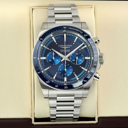 Pre-owned Longines Conquest Automatic Chronograph 42mm L3.835.4.92.6