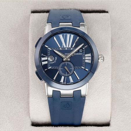 Pre-owned Ulysse Nardin Executive Dual Time 43mm 243-00-3/43