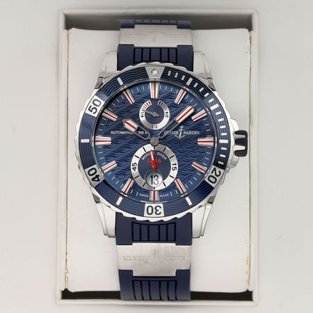 Pre-owned Ulysse Nardin Maxi Marine Diver 44mm 263-10-3/93