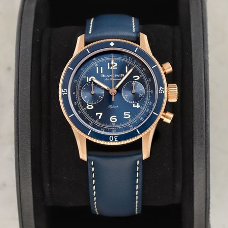 Pre-owned Blancpain Air Command Flyback Chronograph 42.5mm AC02-36B40-63B