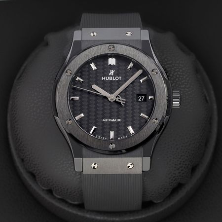 Pre-owned Hublot Classic Fusion Automatic Black Magic 42mm 542.CM.1771.RX