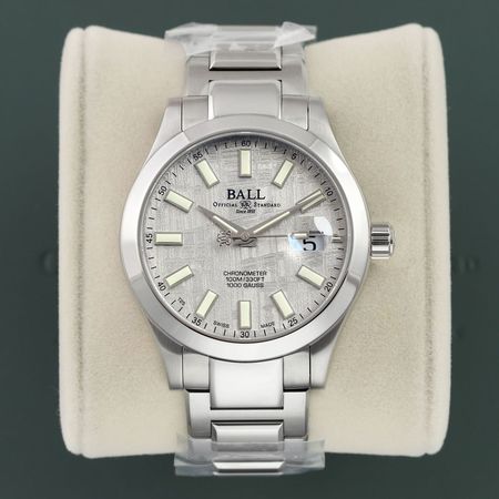 Pre-owned Ball Watch Engineer III Marvelight Meteorite Chronometer 40mm NM9026C-S46C-MSL