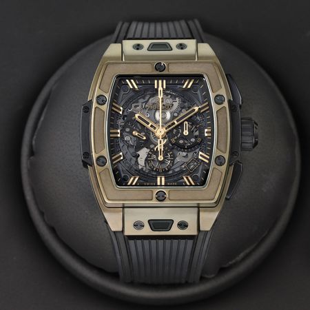 Pre-owned Hublot Spirit Of Big Bang Chronograph Magic Gold 42mm 642.MX.0130.RX