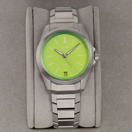 Pre-owned Oris ProPilot X Kermit Calibre 400 39mm 01 400 7778 7157-Set