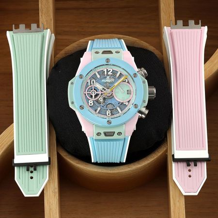 Pre-owned Hublot Big Bang UNICO Summer Limited 42mm 441.ERG.6610.RX