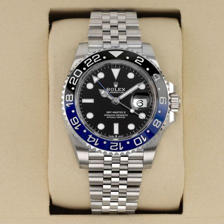 Pre-owned Rolex GMT Master II 40mm 126710BLNR Jubilee
