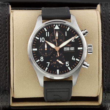 Pre-owned IWC Pilot's Watch Chronograph APXGP 43mm IW378009