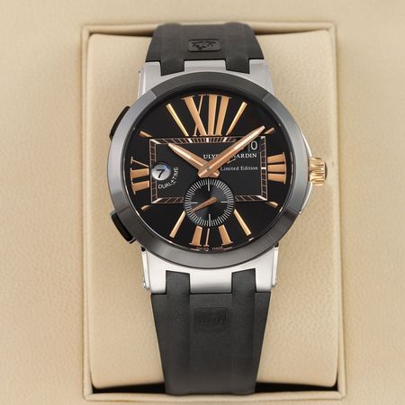 Pre-owned Ulysse Nardin LIMITED Executive Dual Time 43mm 243-00-3/42-PCA