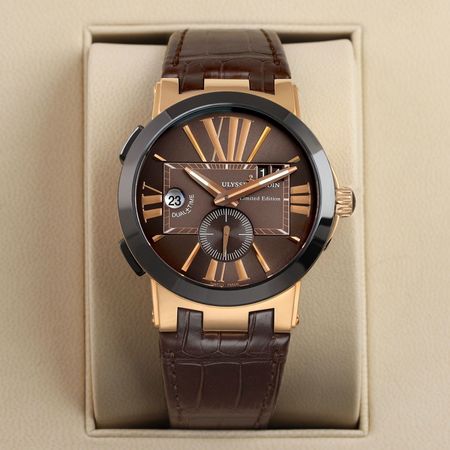 Pre-owned Ulysse Nardin Executive Dual Time Limited 43mm 246-00/45-PCA