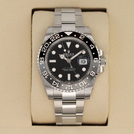 Pre-owned Rolex GMT Master II 40mm 126710GRNR Oyster
