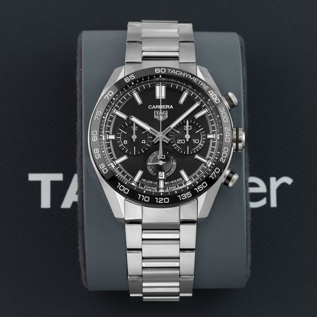 Pre-owned Tag Heuer Carrera Chronograph Automatic 44mm CBN2A1B.BA0643