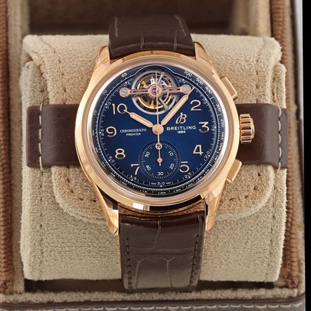 Pre-owned Breitling Premier B21 Chronograph Tourbillon 42mm Limited RB21204A1C1P1