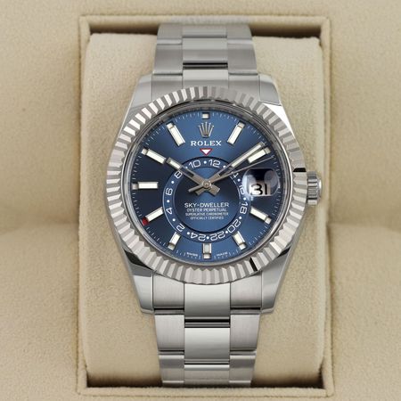 Pre-owned Rolex Sky Dweller 42mm 326934 Blue Oyster