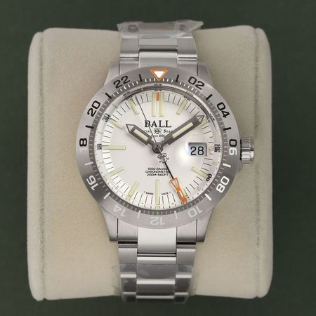 Pre-owned Ball Watch Engineer III Outlier GMT 40mm DG9000B-S2C-WH
