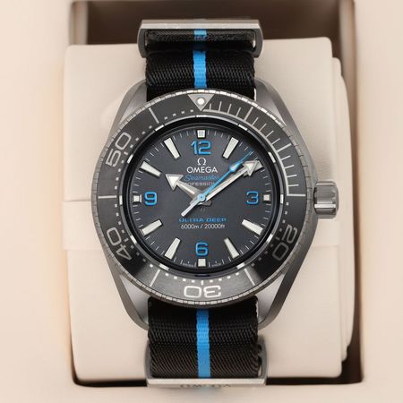 Pre-owned Omega Planet Ocean Ultra Deep 6000m 45.5mm 215.92.46.21.01.001